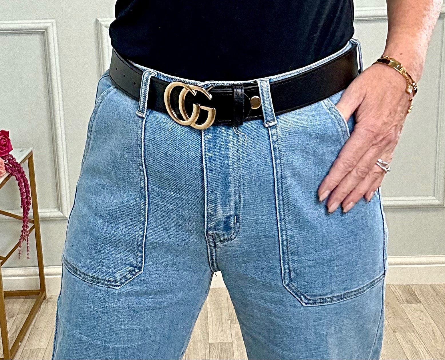 Indie Retro Wide-Leg Utility Jeans 10-20