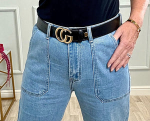 Indie Retro Wide-Leg Utility Jeans 10-20