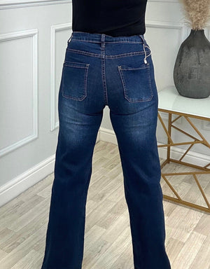 Lucy Straight Leg Retro Pocket Front Jeans 8-16 NO RETURNS ON SALE ITEMS - Susie's Boutique