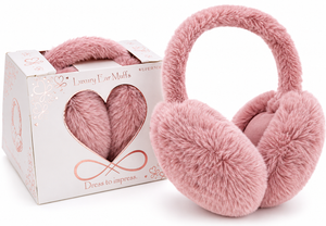 Luxury Plush Faux-Fur Foldable Earmuffs