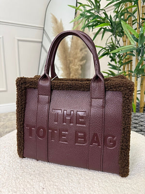 The Teddy Trim Tote Bag ( 6 colours )