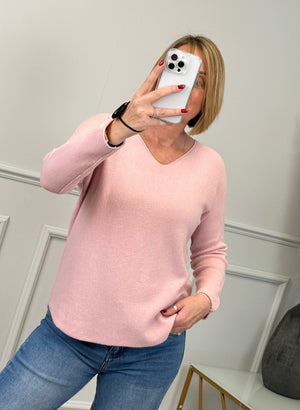 Sophia Soft Knit V-Neck Jumper 8-16