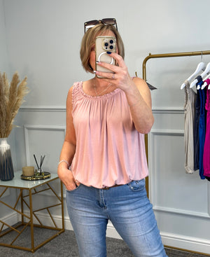 Leanna Bubble Vest 8-18+ Blush - Susie's Boutique