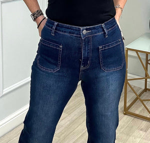 Lucy Straight Leg Retro Pocket Front Jeans 8-16 NO RETURNS ON SALE ITEMS - Susie's Boutique