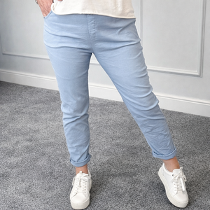 Julia Stretch Magic Trousers 8-22 Denim Blue