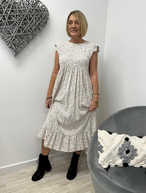 Irina Ditsy Print Midi Dress 8-16 | Susie's Boutique