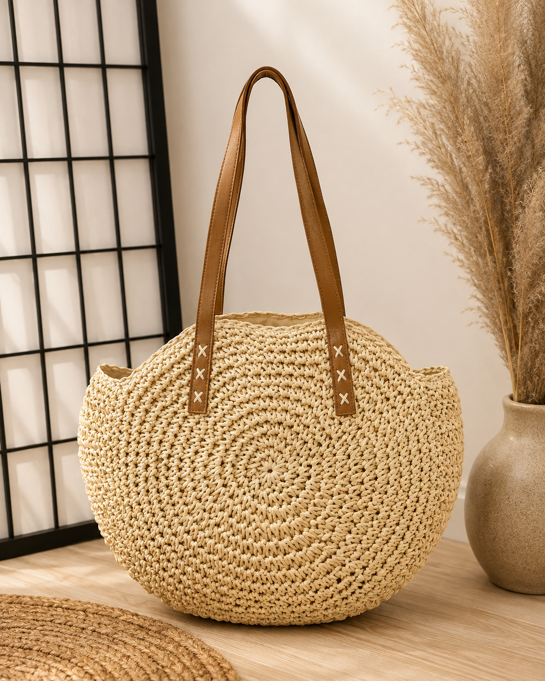 Kiss Hessian Tote Bag Large