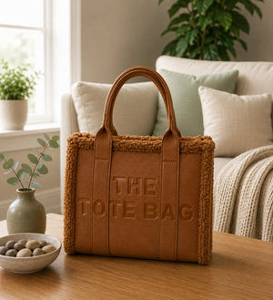 The Teddy Trim Tote Bag ( 6 colours )