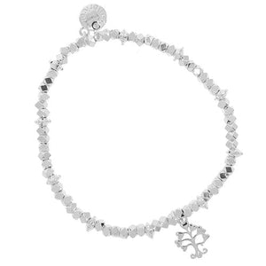 Stackable Silver-Plated Tree of Life Bracelet - Susie's Boutique
