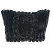 Faux Fur Tote Bag – Black