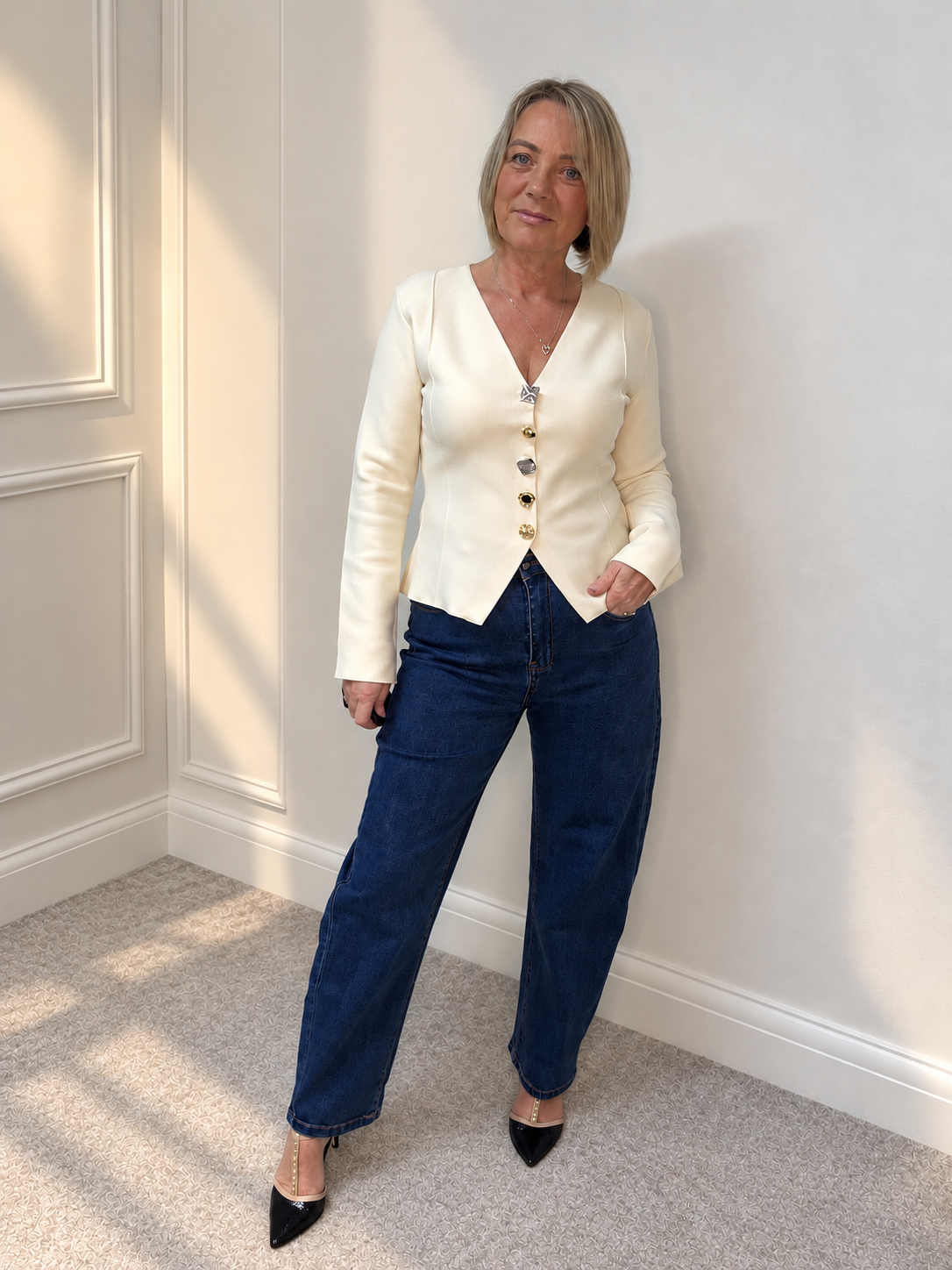 Lola Stretch Barrel Balloon Jeans