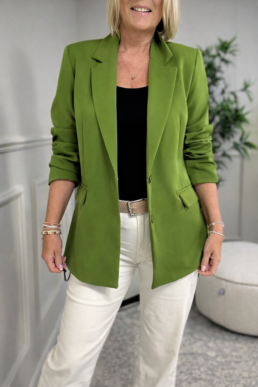 Valentina Blazer 10-16 Pistachio