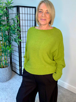 Wren Batwing Jumper 10-18 Olive