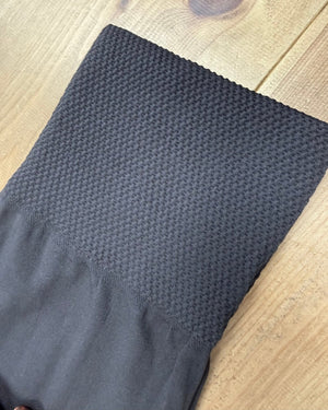 Ultra High Waist Fleece Lined Stretchy Leggings 10-18 Chocolate