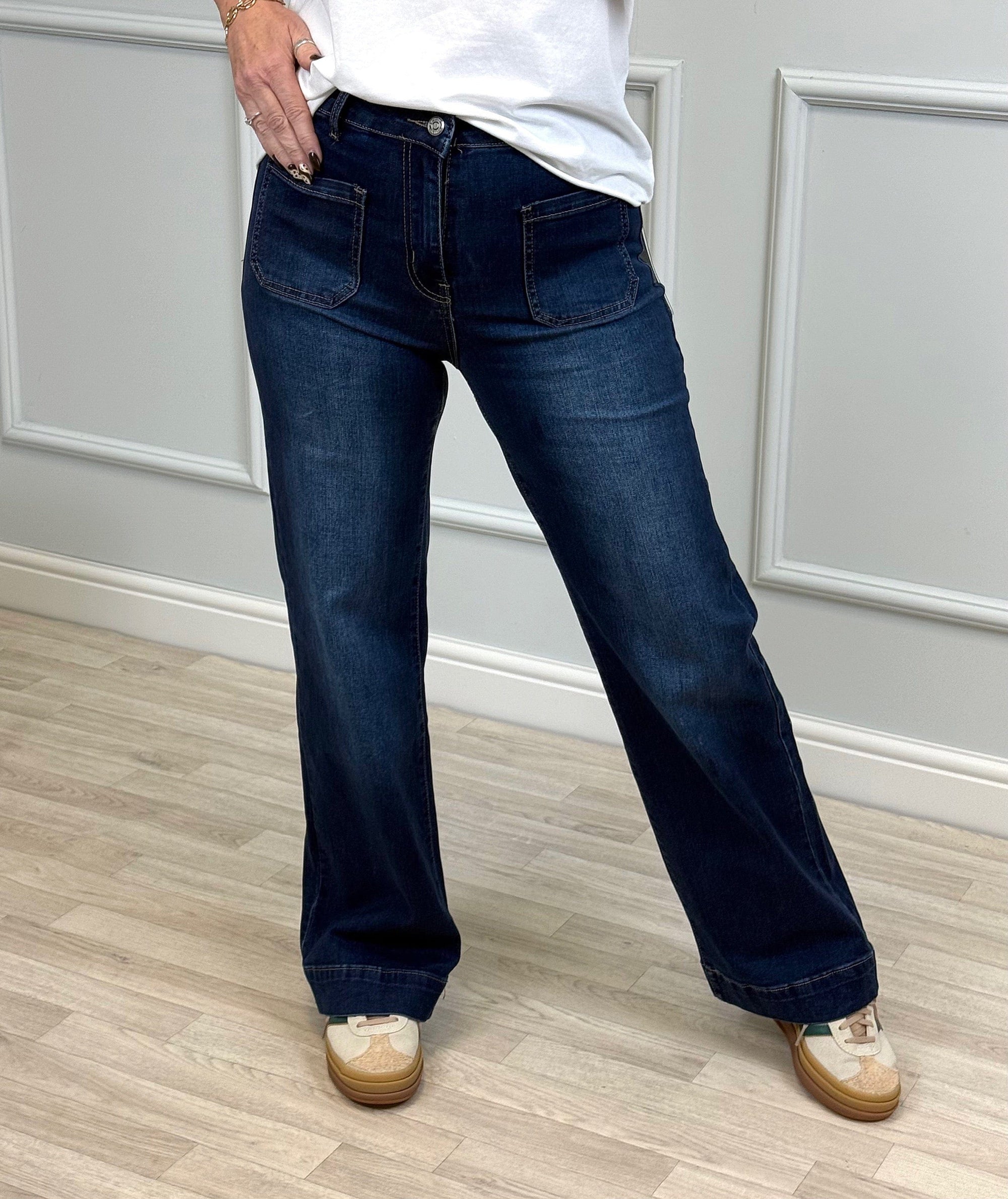 Lucy Straight Leg Retro Pocket Front Jeans 8-16 NO RETURNS ON SALE ITEMS - Susie's Boutique