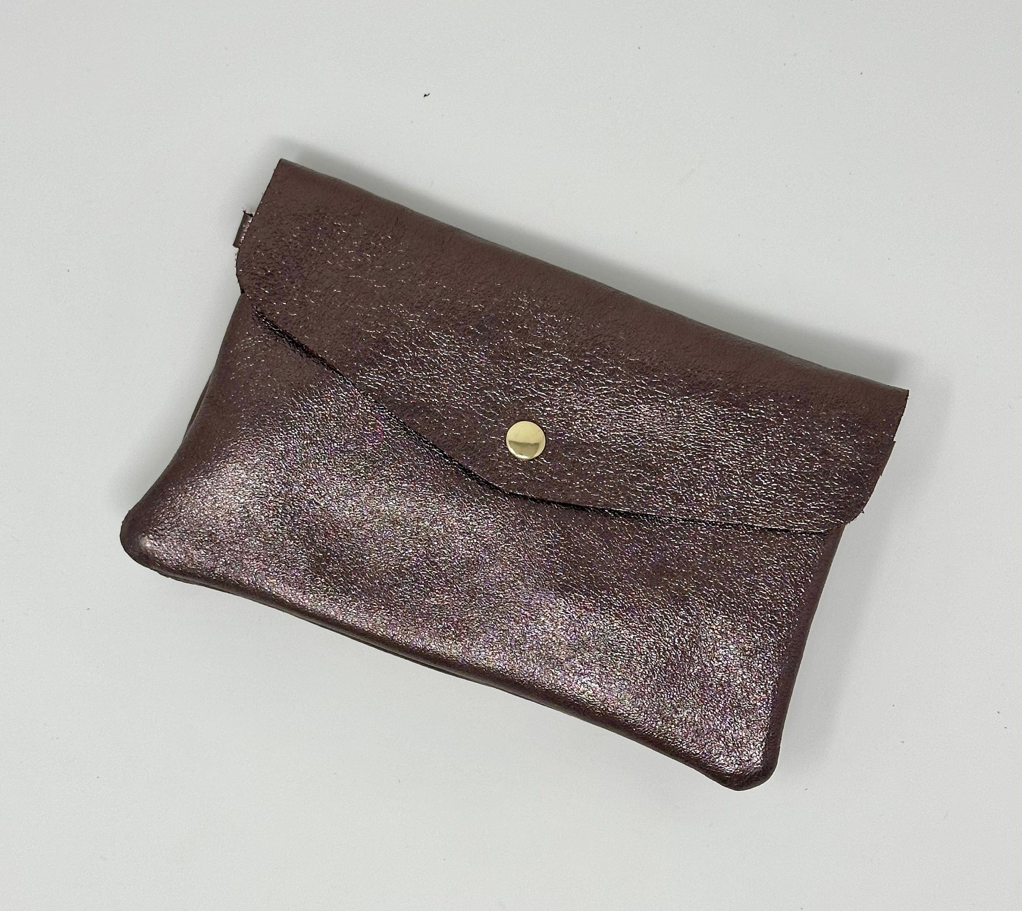 Leather Crossbody  Bag Pewter - Susie's Boutique