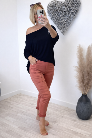 Julia Stretch Magic Trousers 8-22 Brick