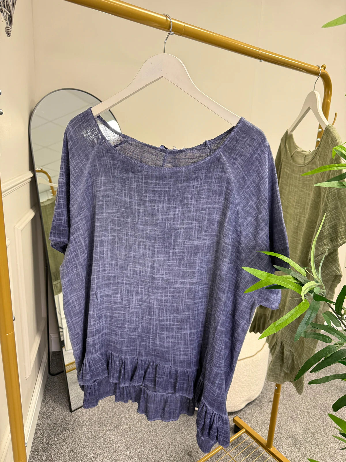 Cotton frill Hem top 12-20