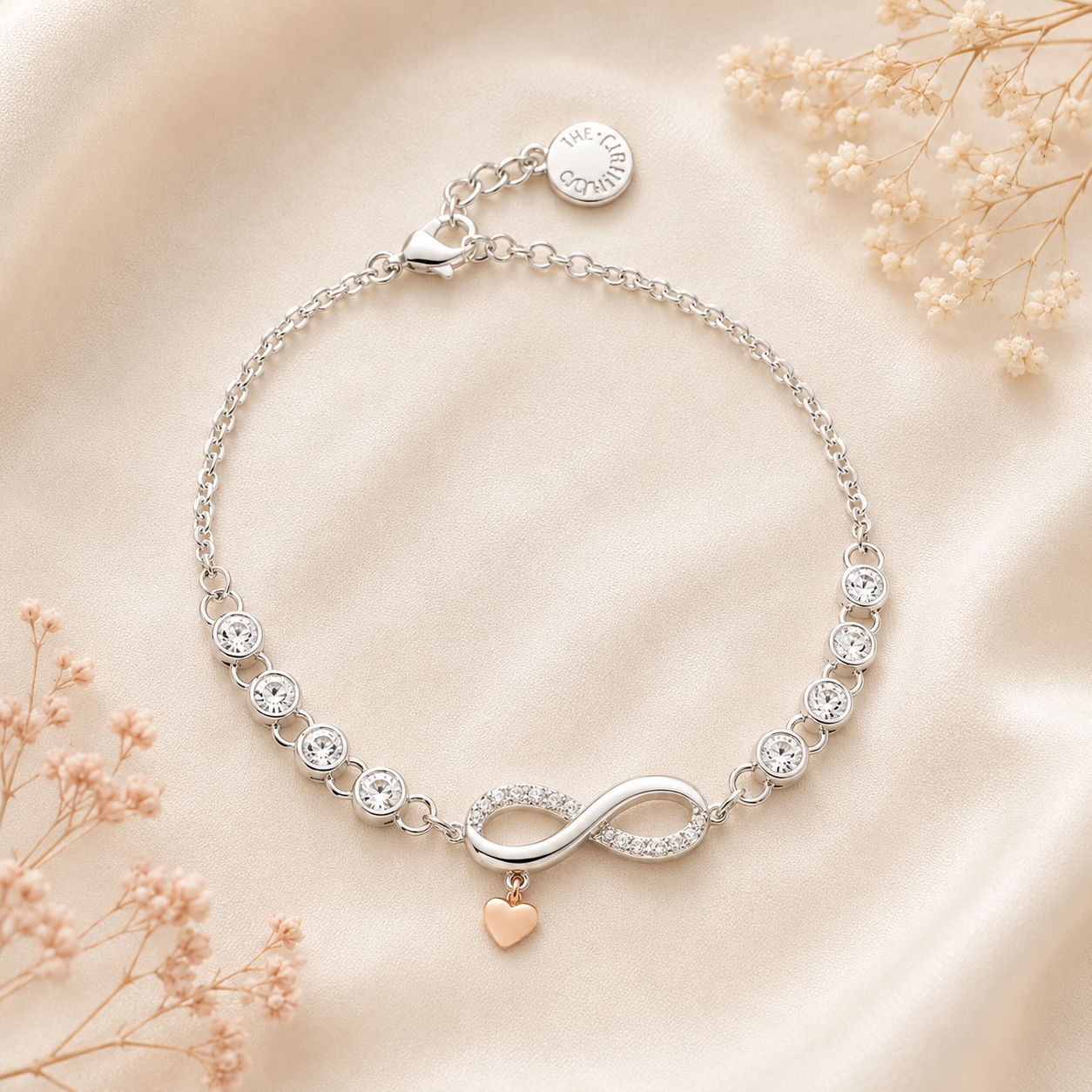 Kiss Two Tone Eternity Bracelet