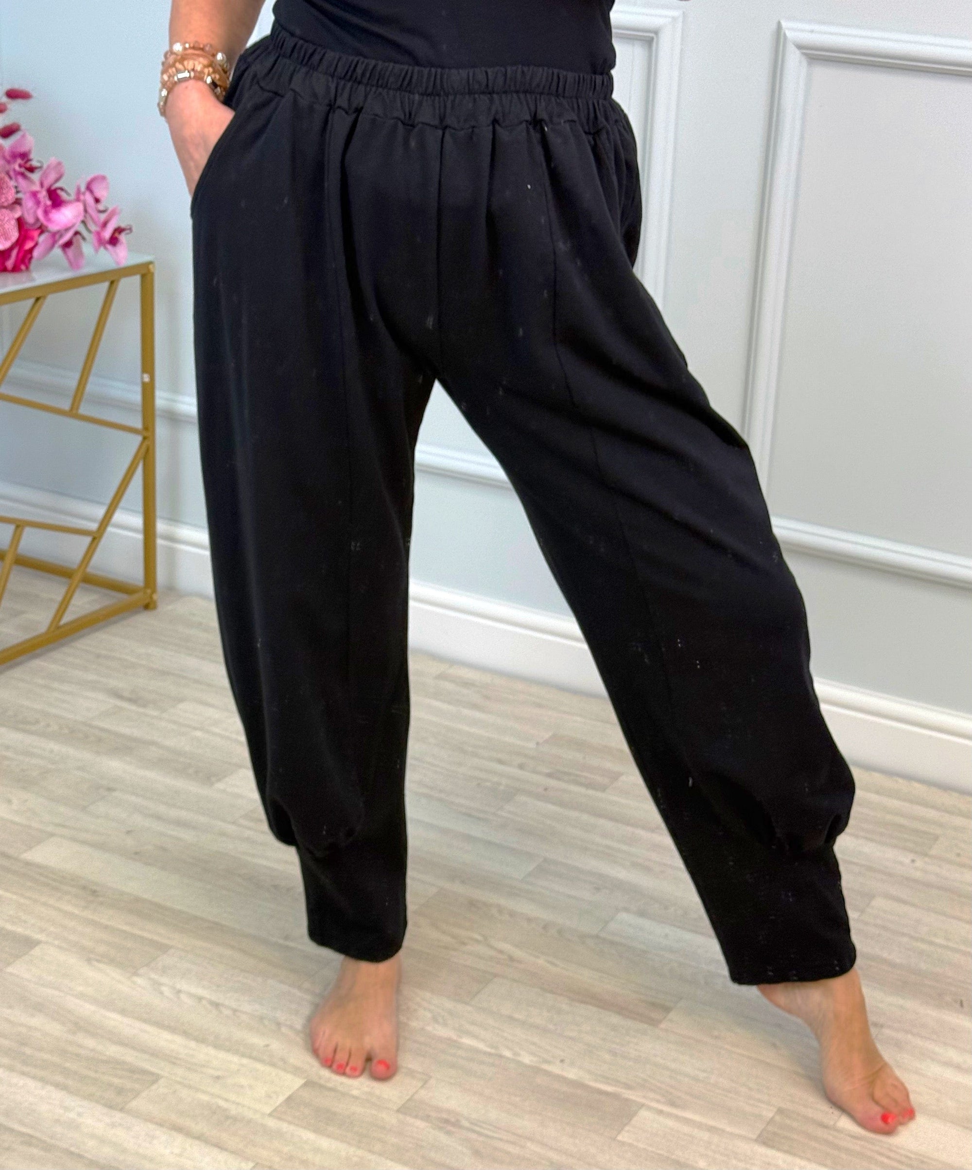 Sorella Tapered Joggers 10–20 Black - Susie's Boutique