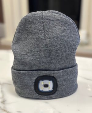 LED Lighted Beanie Hat ( 3 Colours)Dog Walking, Night Jogging  etc - Susie's Boutique