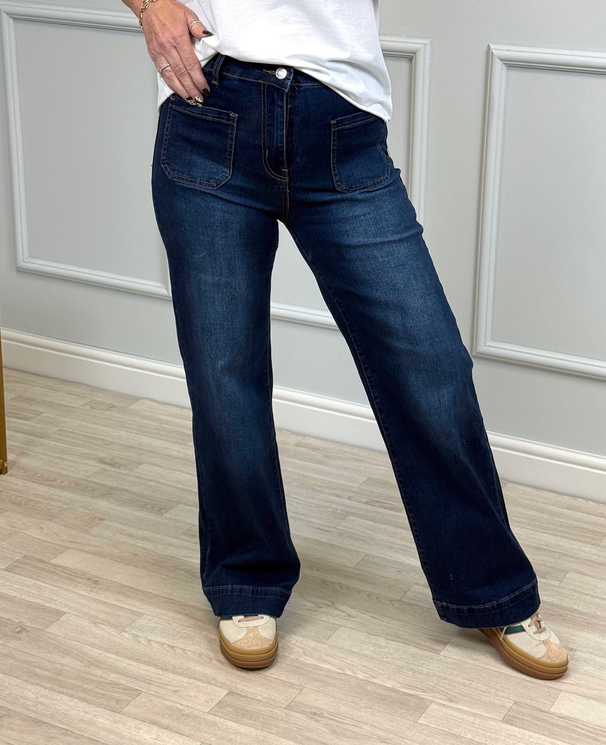 Lucy Straight Leg Retro Pocket Front Jeans 8-16 NO RETURNS ON SALE ITEMS - Susie's Boutique