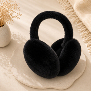 Luxury Plush Faux-Fur Foldable Earmuffs gift boxed