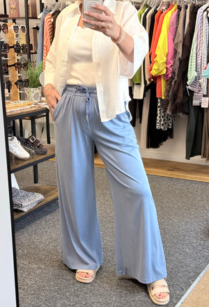 Tessa Soft Drape Wide-Leg Trousers 10-18
