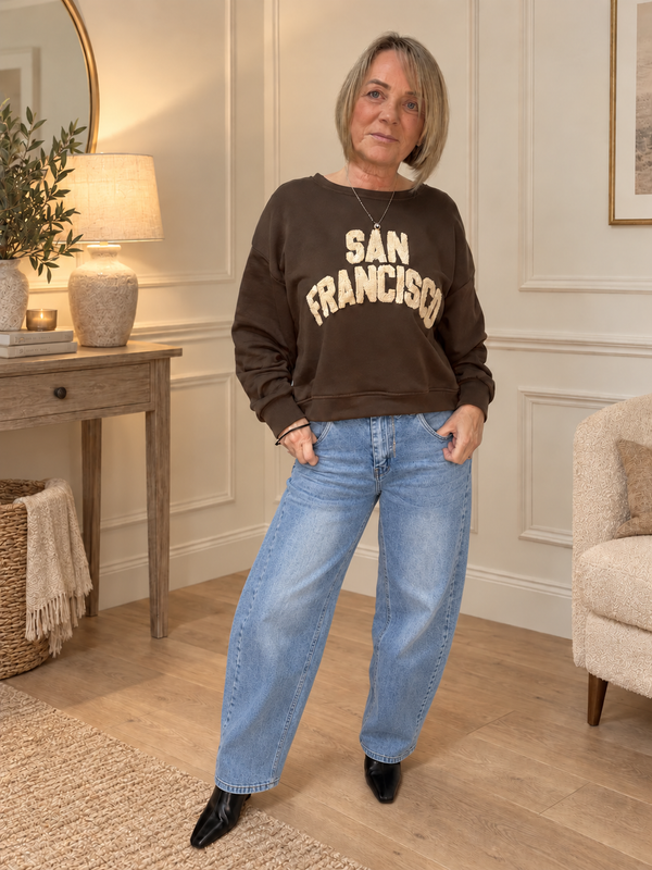 San Francisco Sweatshirt – Chocolate