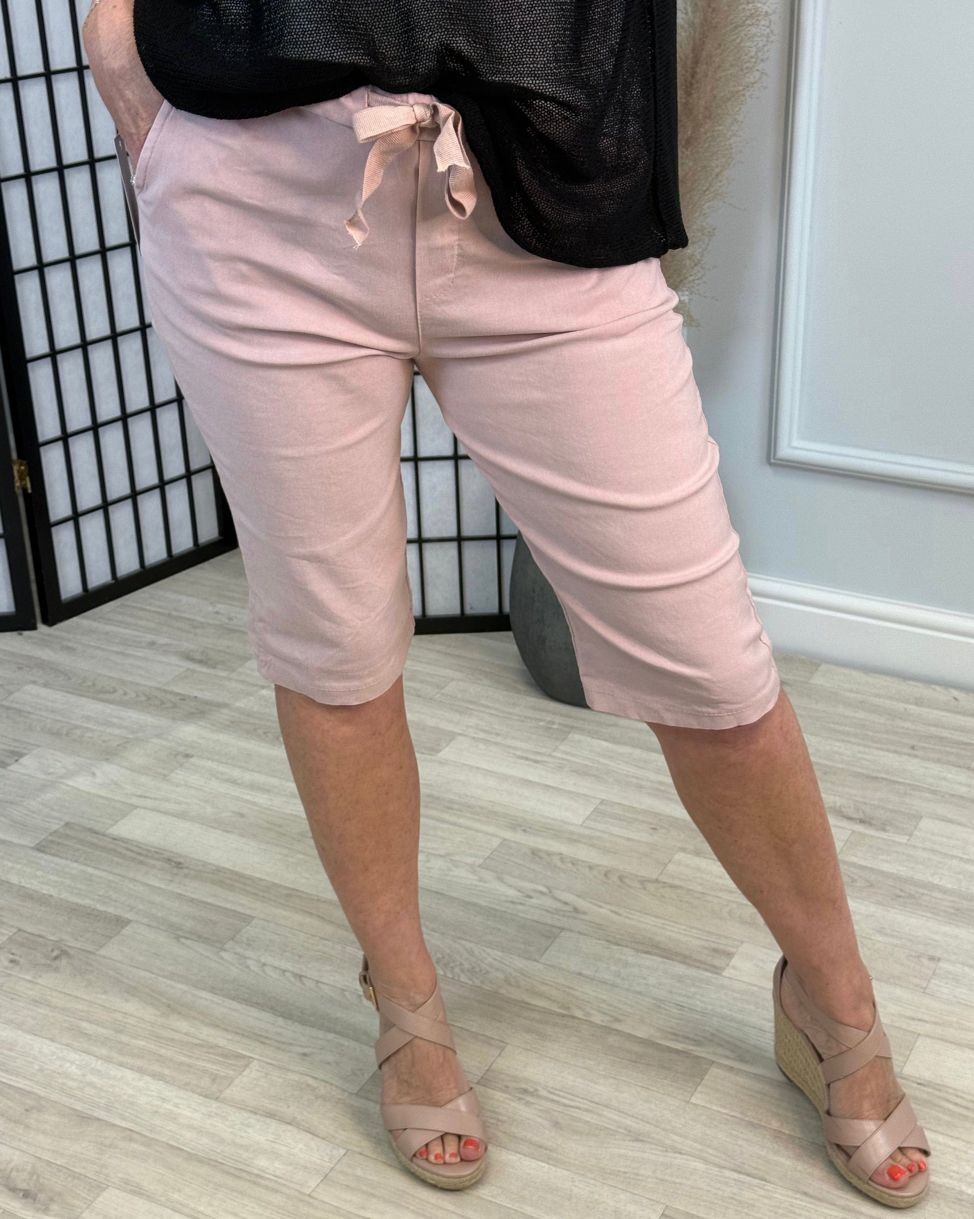 Milana Magic Shorts Bermuda 8-20 Blush pink