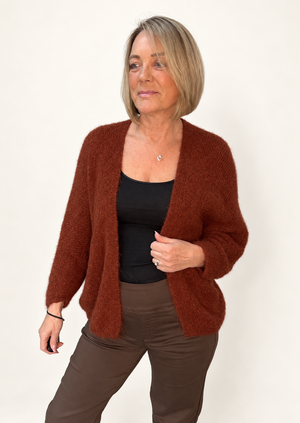 Freya Open Cardigan – Autumn Spice