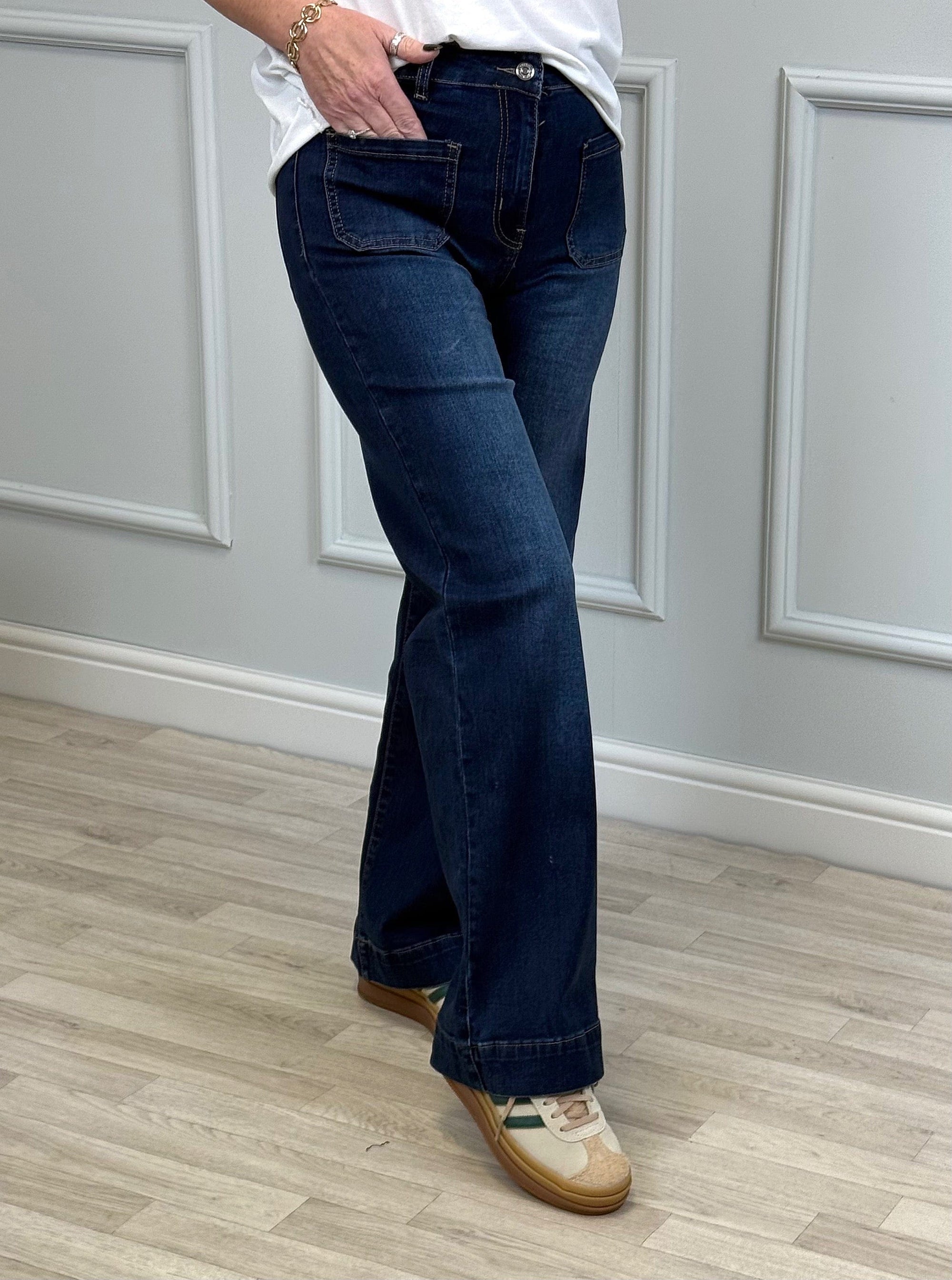 Lucy Straight Leg Retro Pocket Front Jeans 8-16 NO RETURNS ON SALE ITEMS - Susie's Boutique