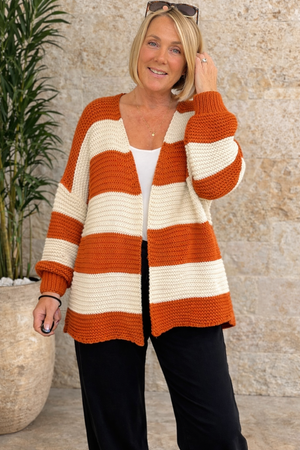 The Marlowe Stripe Cardigan 10-20 🇬🇧