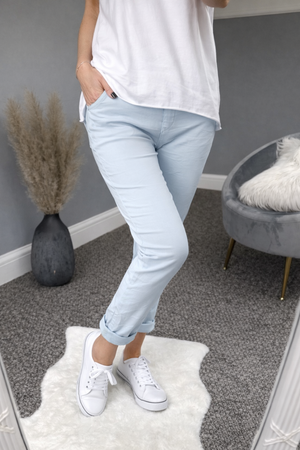 Julia Stretch Magic Trousers 8-22 Blue