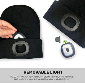 LED Lighted Beanie Hat ( 3 Colours)Dog Walking, Night Jogging  etc - Susie's Boutique