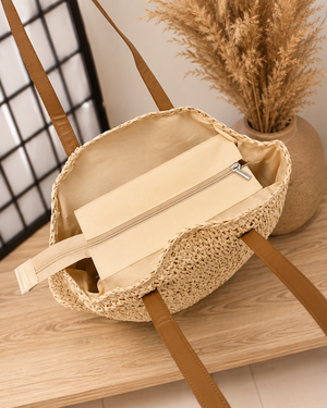 Kiss Hessian Tote Bag Large