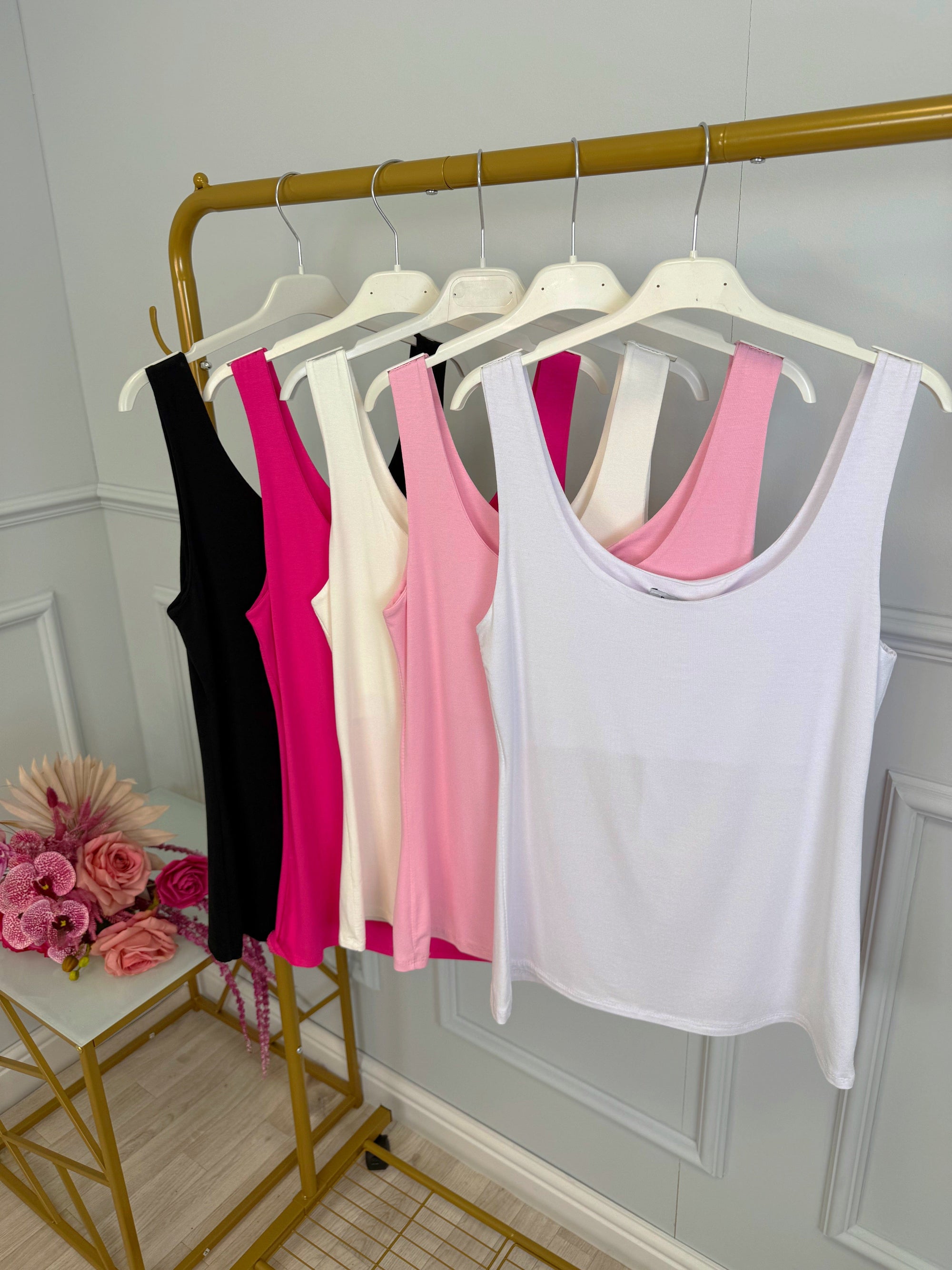 Essential Panel Vest 8-16  Cream - Susie's Boutique