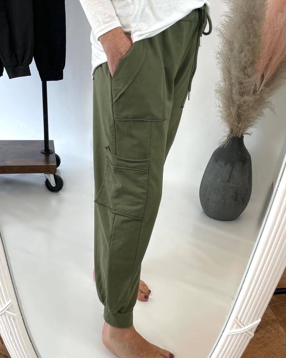 Tanya Cargo Joggers 8-16 khaki - Susie's Boutique