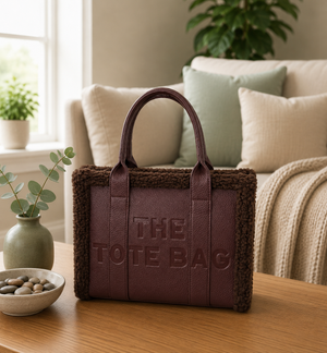 The Teddy Trim Tote Bag ( 6 colours )