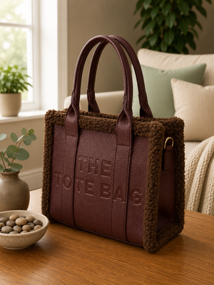 The Teddy Trim Tote Bag ( 6 colours )