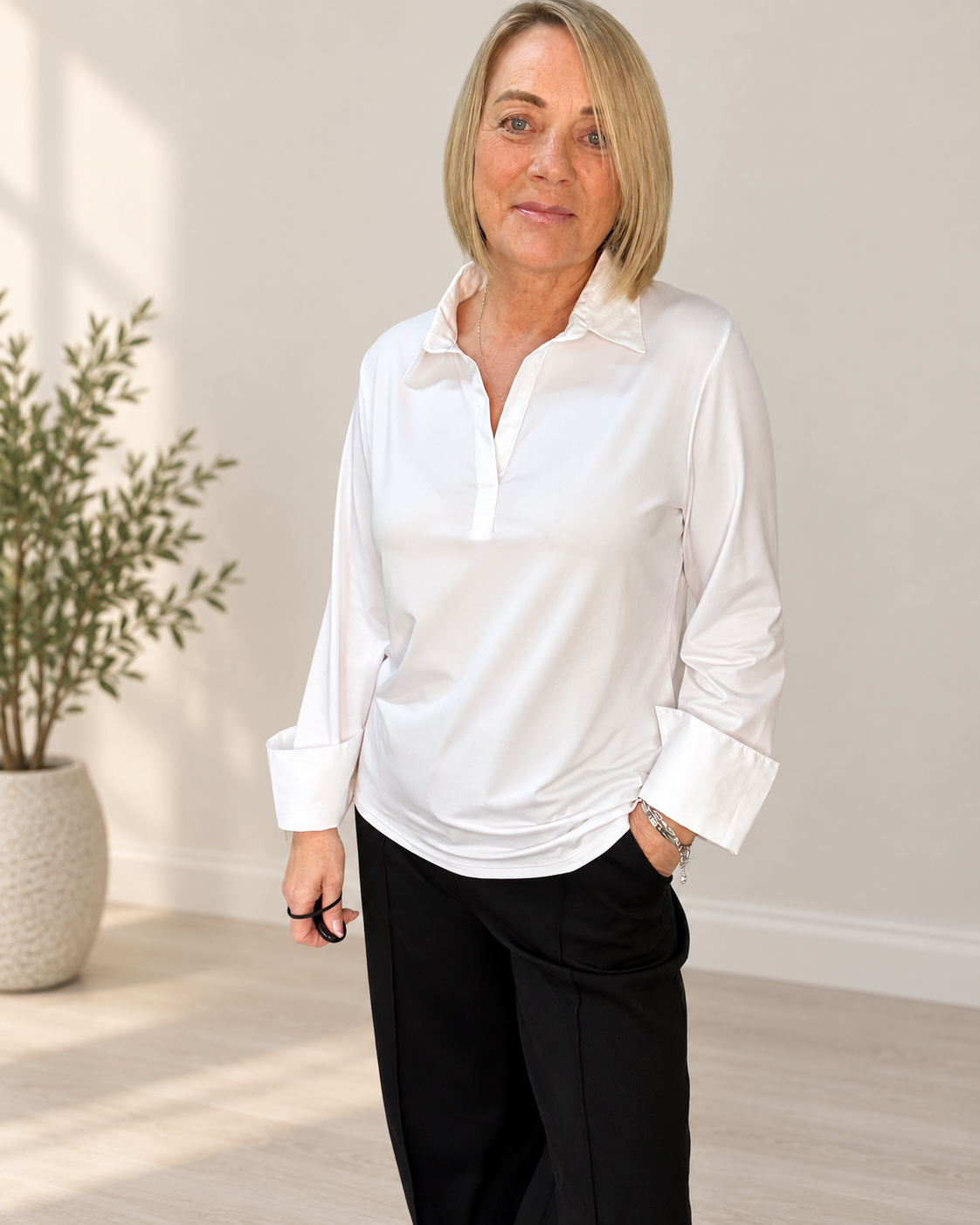 Essential Long-Sleeve Layering Shirt 10-20