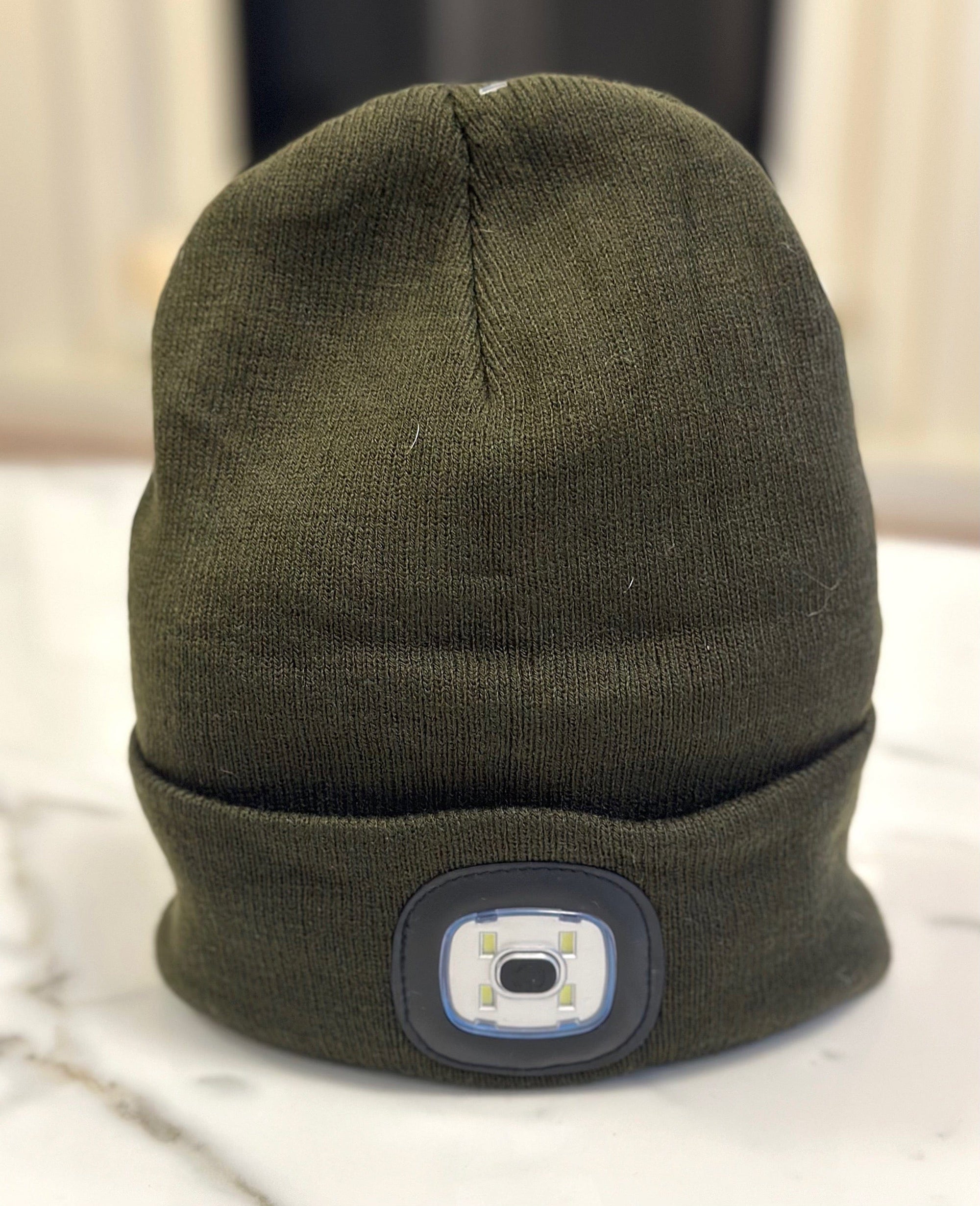 LED Lighted Beanie Hat ( 3 Colours)Dog Walking, Night Jogging  etc - Susie's Boutique