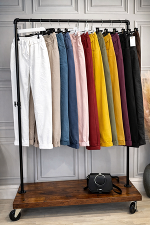 Julia Stretch Magic Trousers 8-22 Lemon