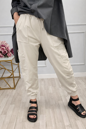 Tanya Cargo Joggers 8-16 Sand