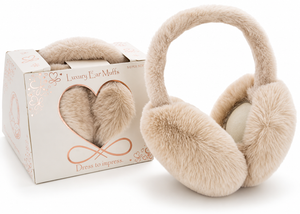 Luxury Plush Faux-Fur Foldable Earmuffs