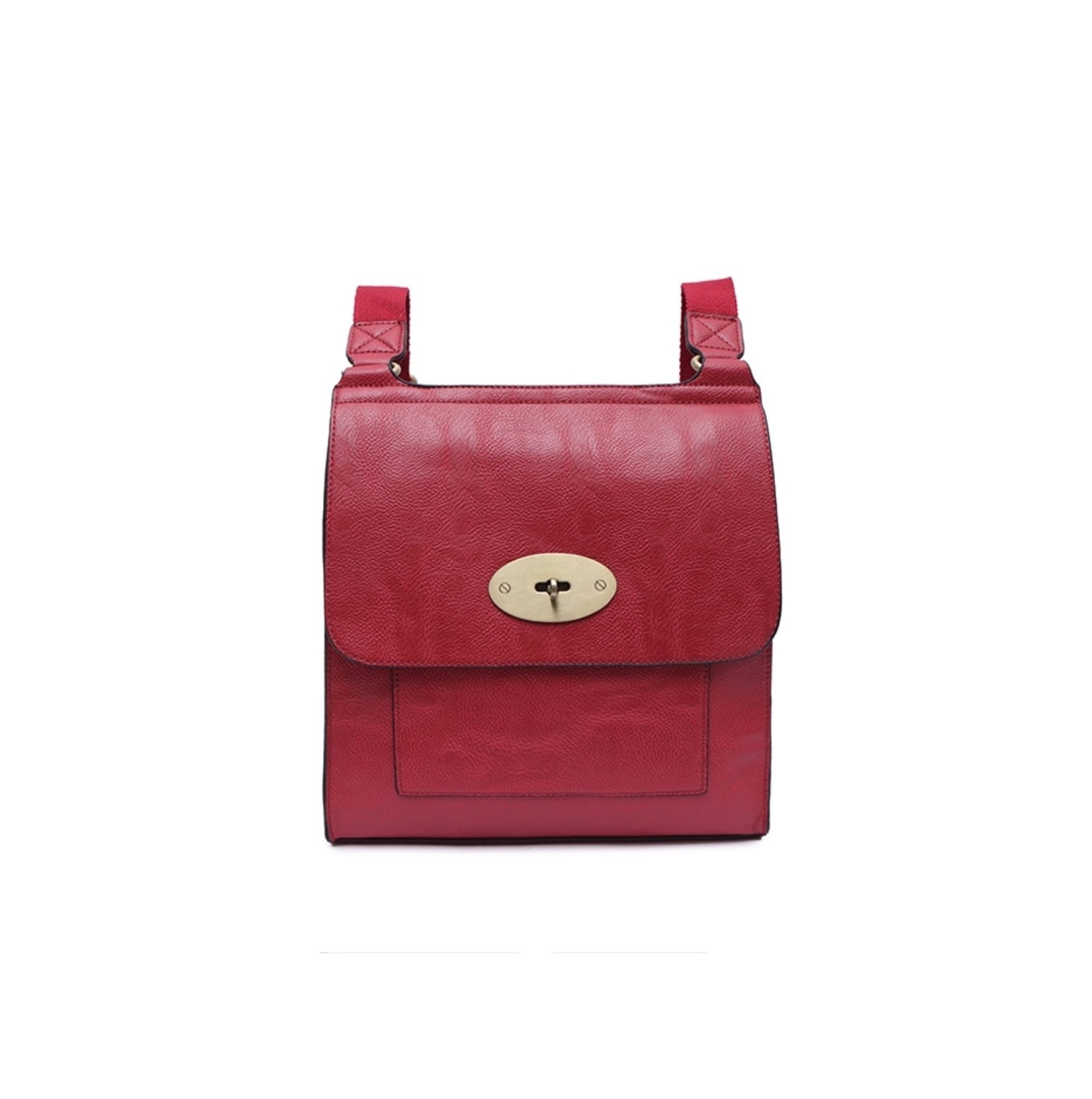 Large Tilly Messenger Crossbody Bag Red