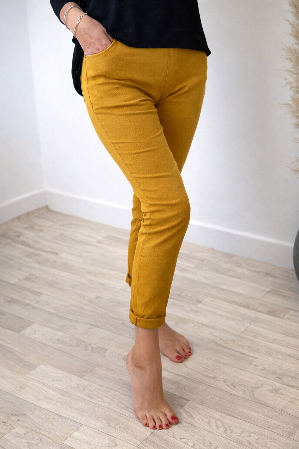 Julia Stretch Magic Trousers 8-22 Mustard