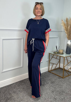 Skyler Stripe Co-Ord Lounge Suit 8-18 NO RETURNS ON SALE ITEMS