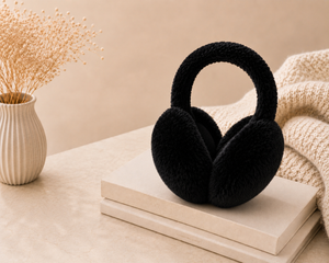 Luxury Plush Faux-Fur Foldable Earmuffs gift boxed