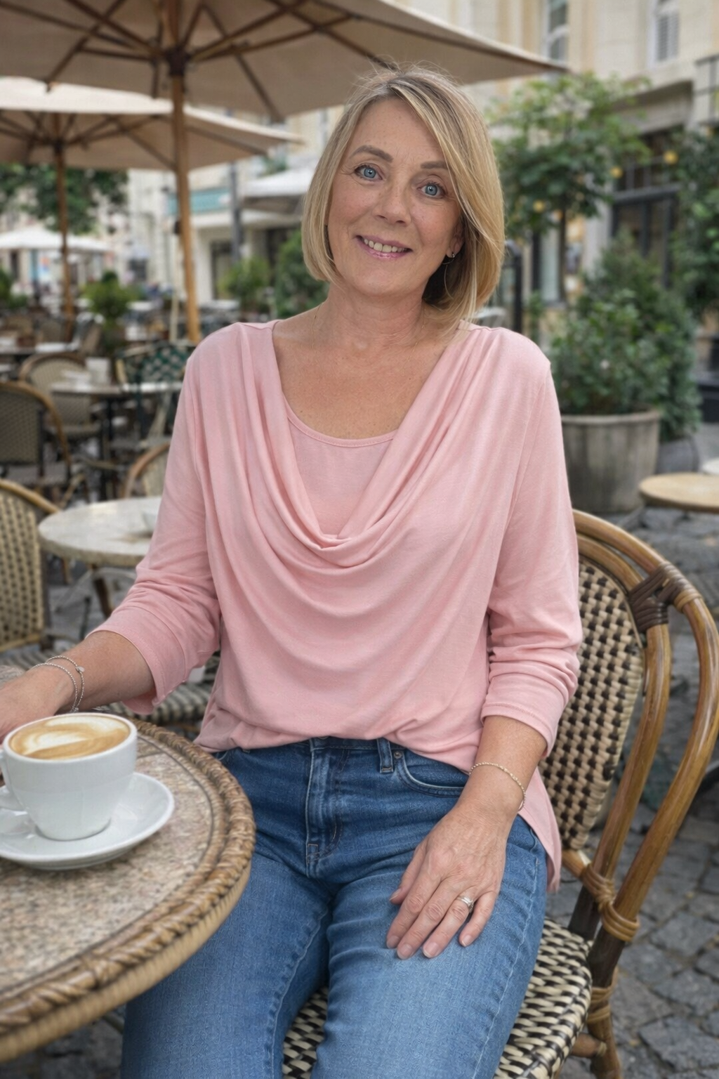 Scoop Neck Panel Top 12-20